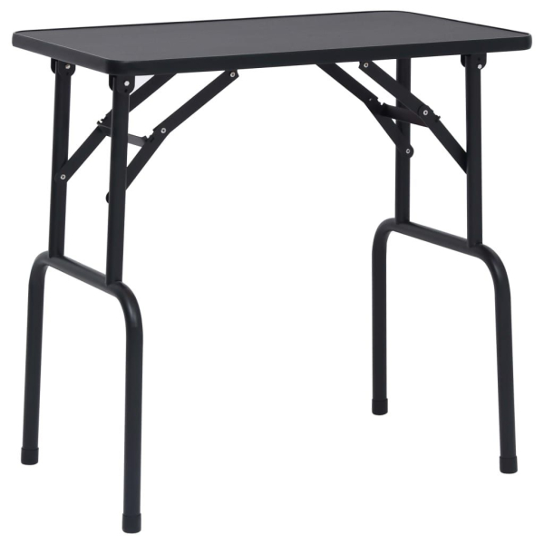 Trimmtisch Noir Groomstyle - Stabile Arbeitsplatte - Schwarz - 81 x 46 x 76 cm
